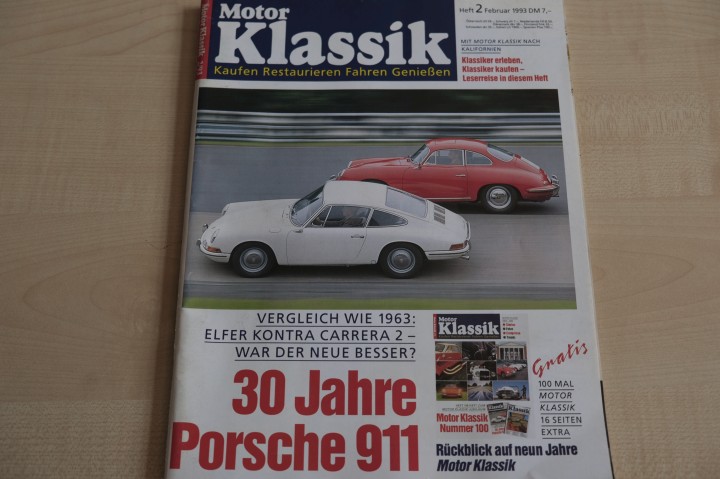 Deckblatt Motor Klassik (02/1993)